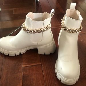 Steve Madden Cream Boots